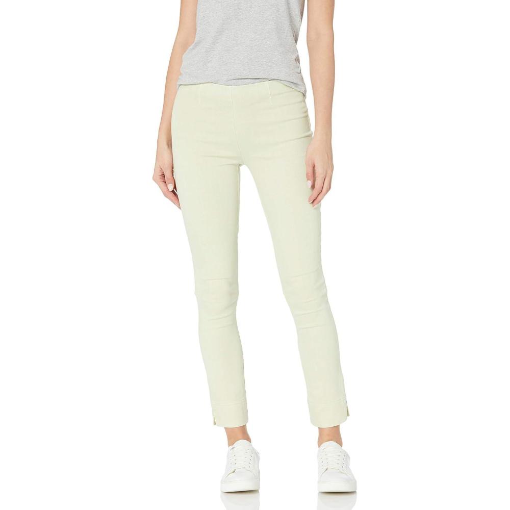 imageNICZOE Womens All Day Garment Dye Denim PantHoneydew