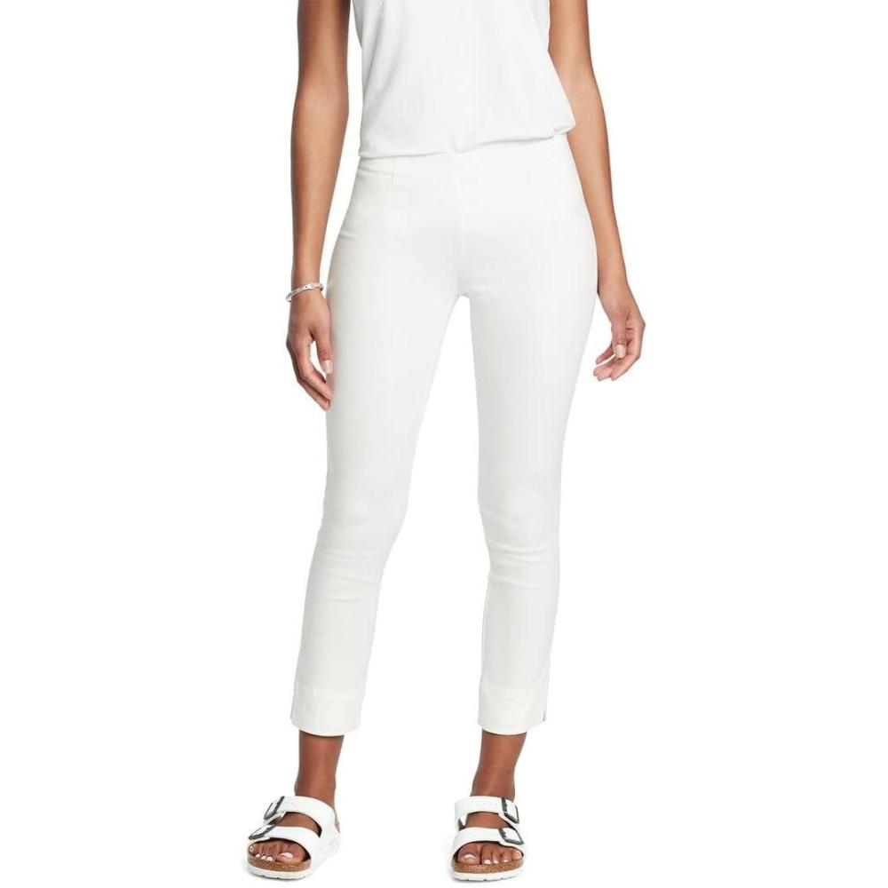 imageNICZOE Womens All Day Garment Dye Denim PantPaper White