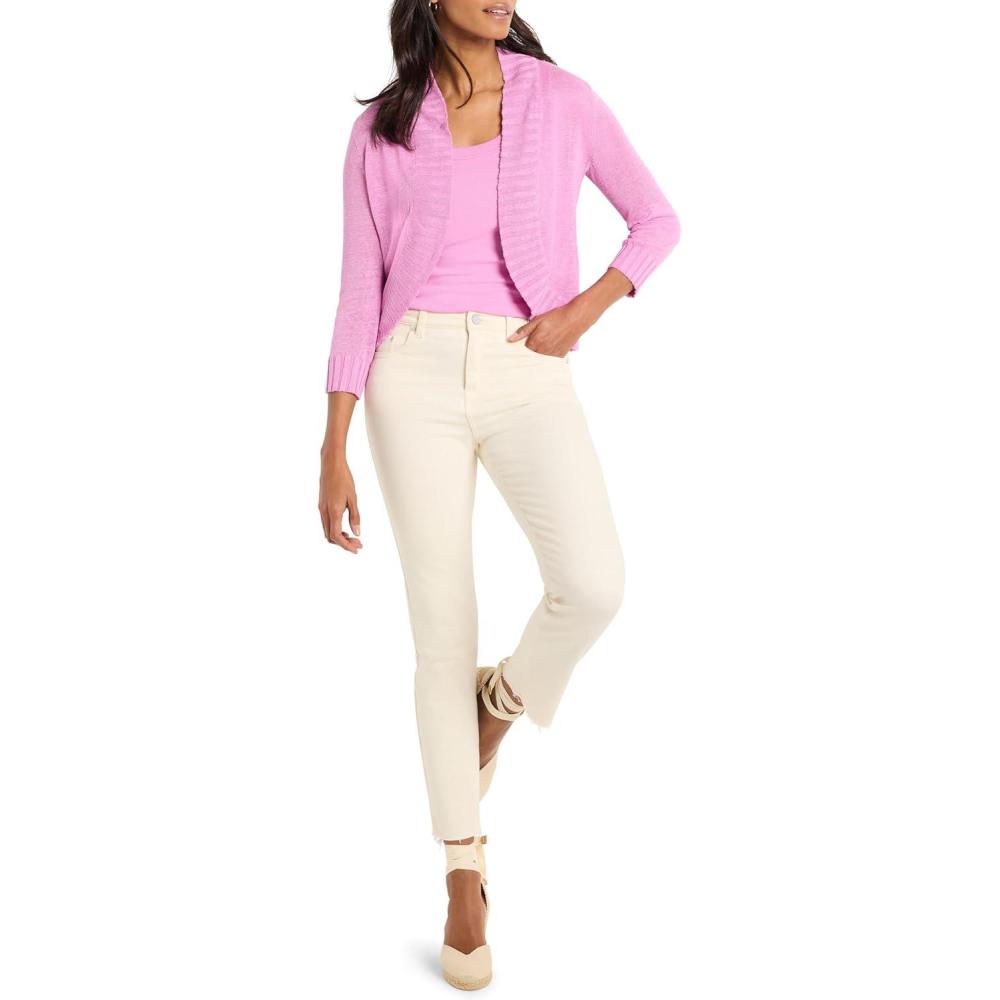 imageNICZOE Womens Bolero CardiganCamellia