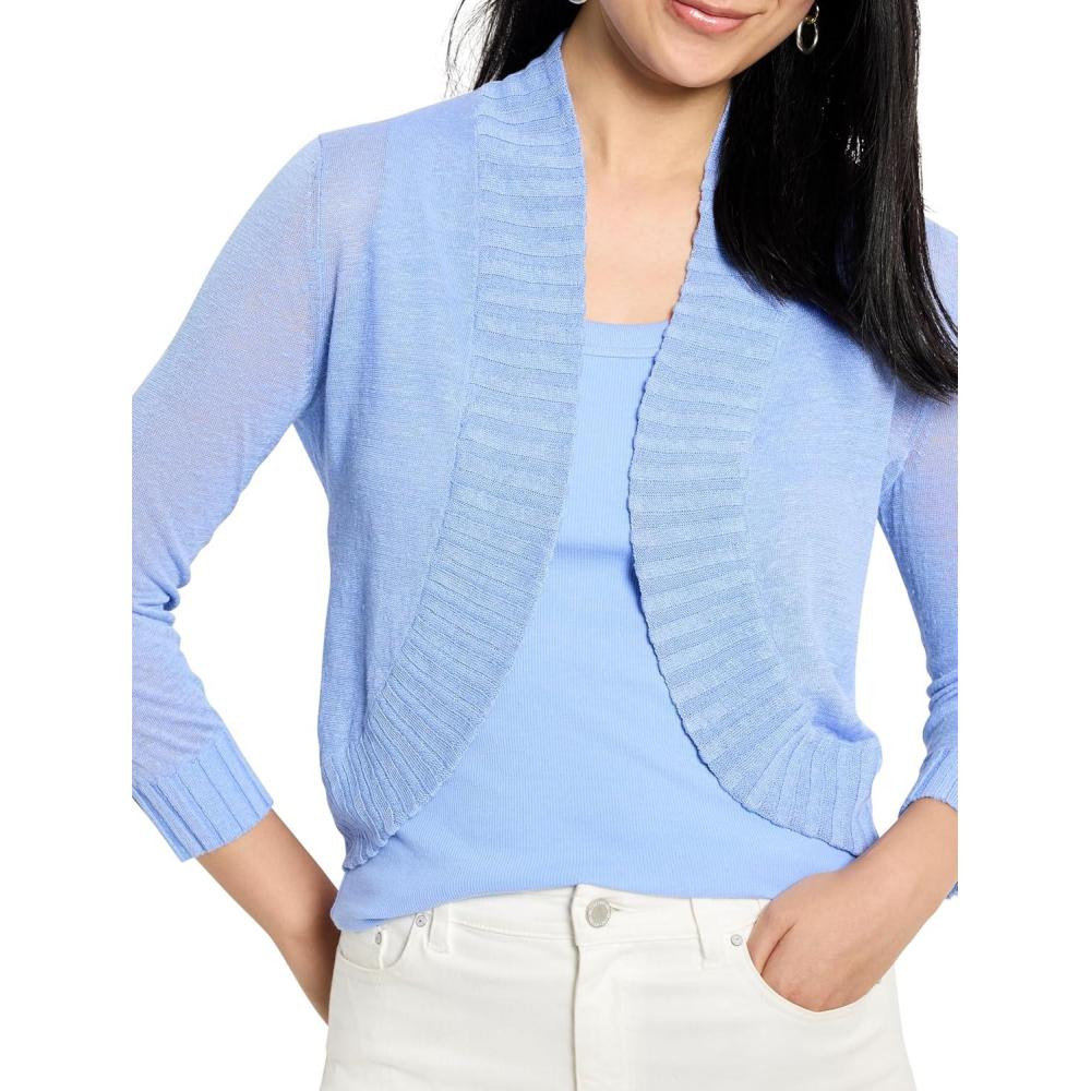 imageNICZOE Womens Bolero CardiganIris