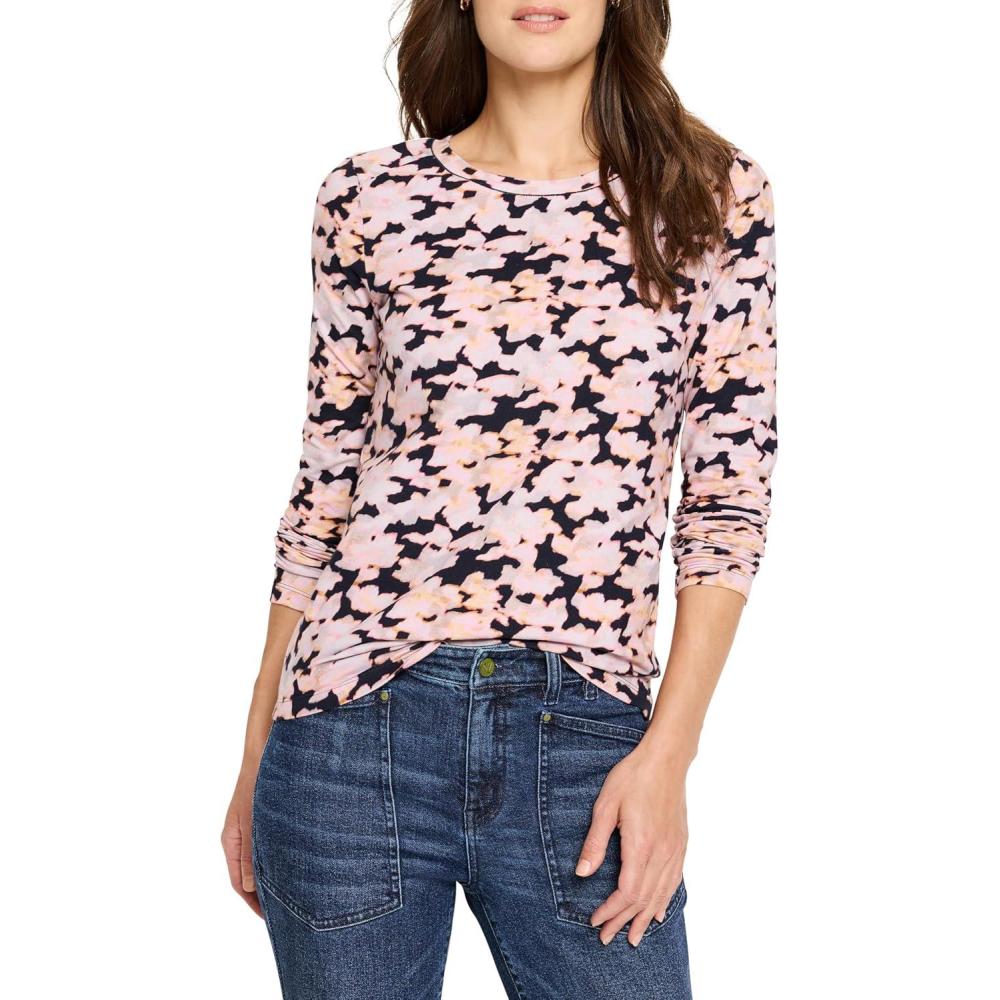 imageNICZOE Womens Glow Up Crew Neck TeeIndigo Multi