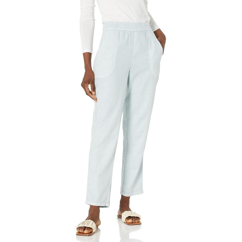 imageNICZOE Womens Linen Stretch All Around PantBreeze