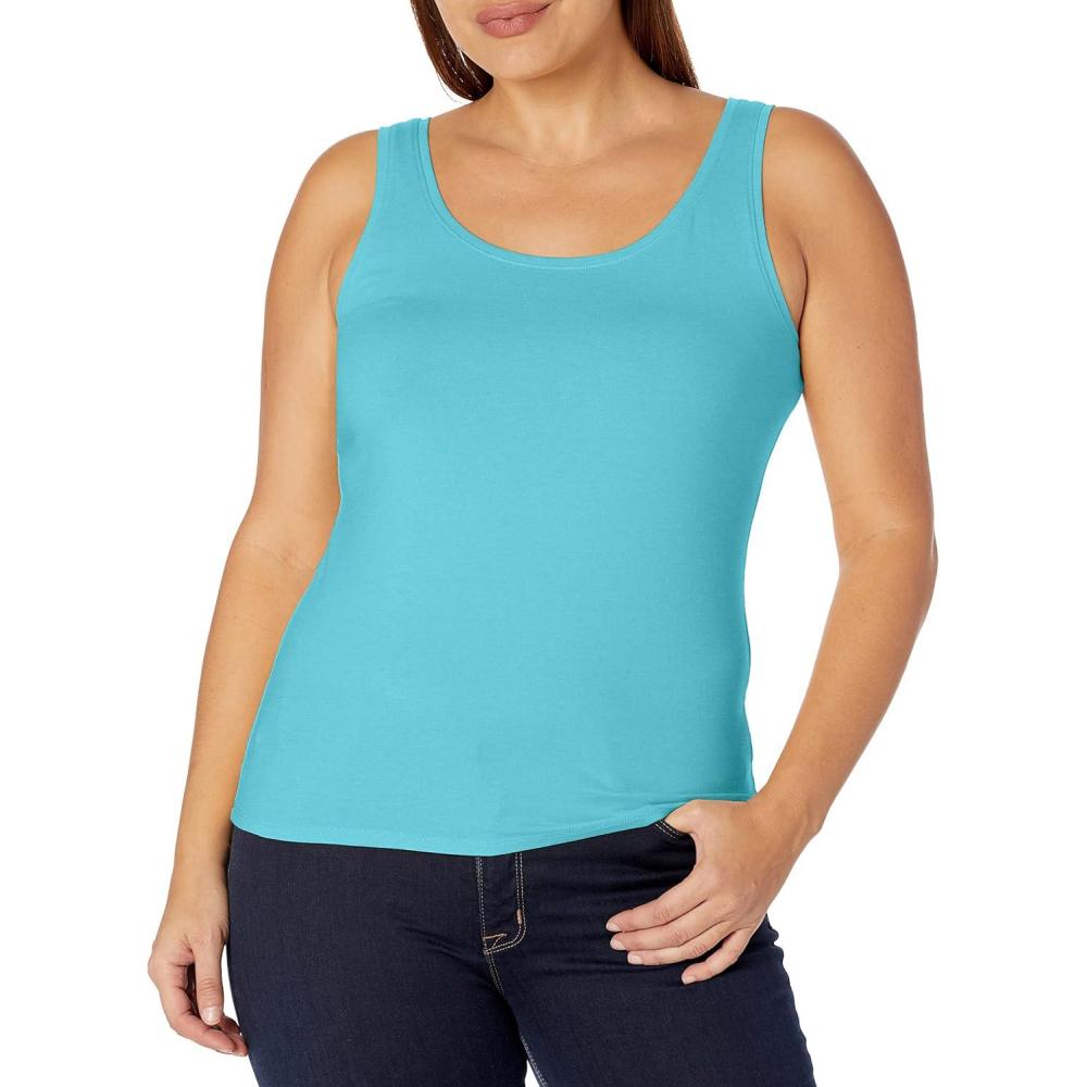 imageNICZOE Womens Perfect TankDeep Turquoise