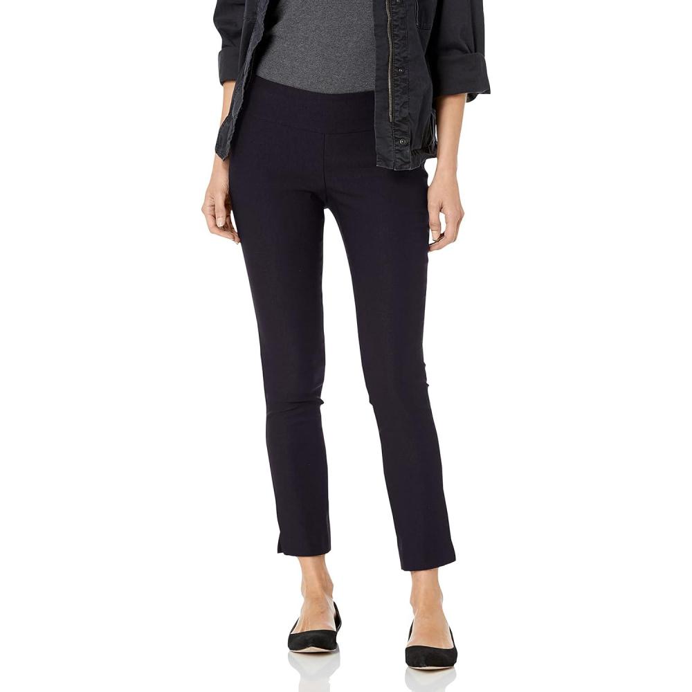 imageNICZOE Womens Petite Slim Wonderstretch PantMidnight