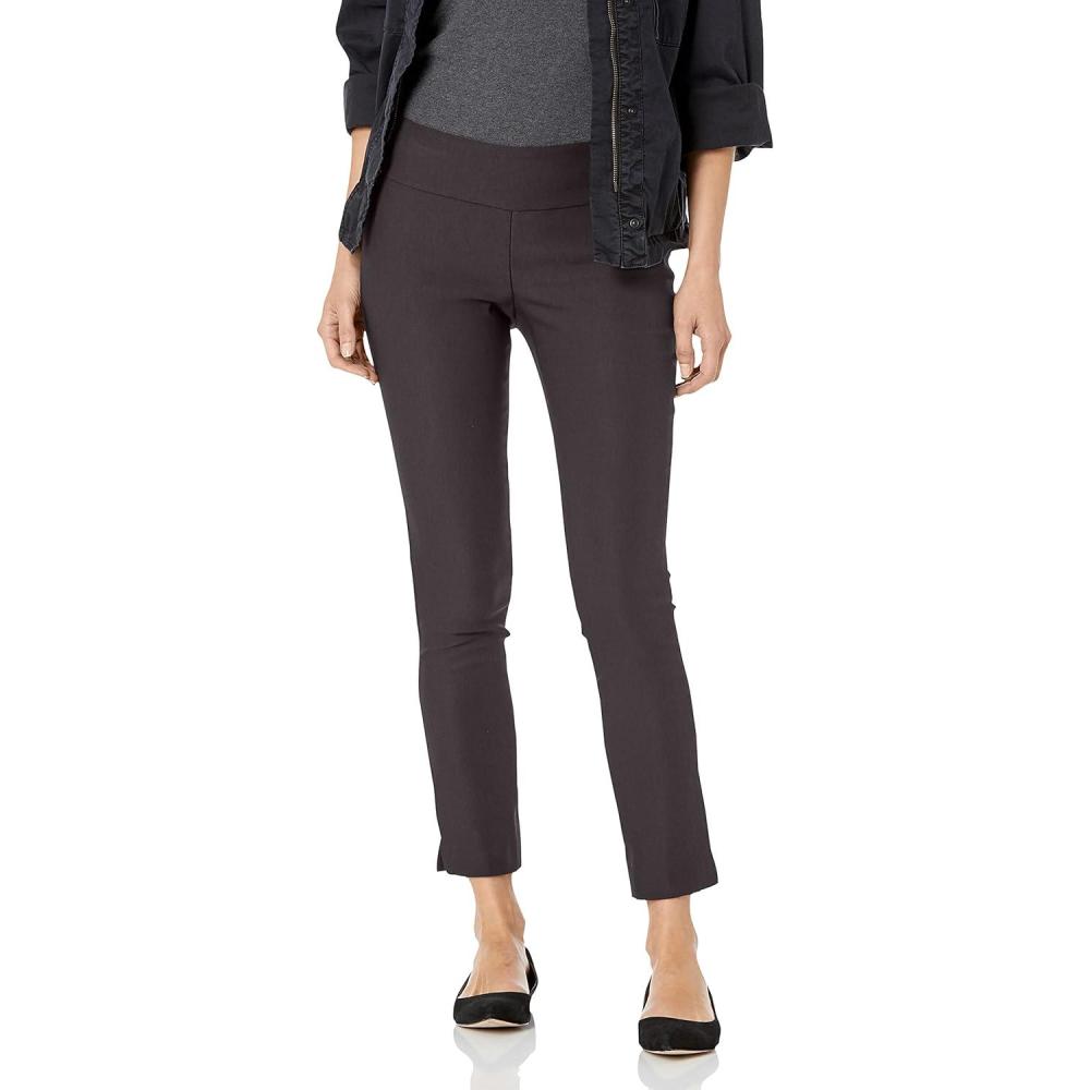imageNICZOE Womens Petite Slim Wonderstretch PantPhantom