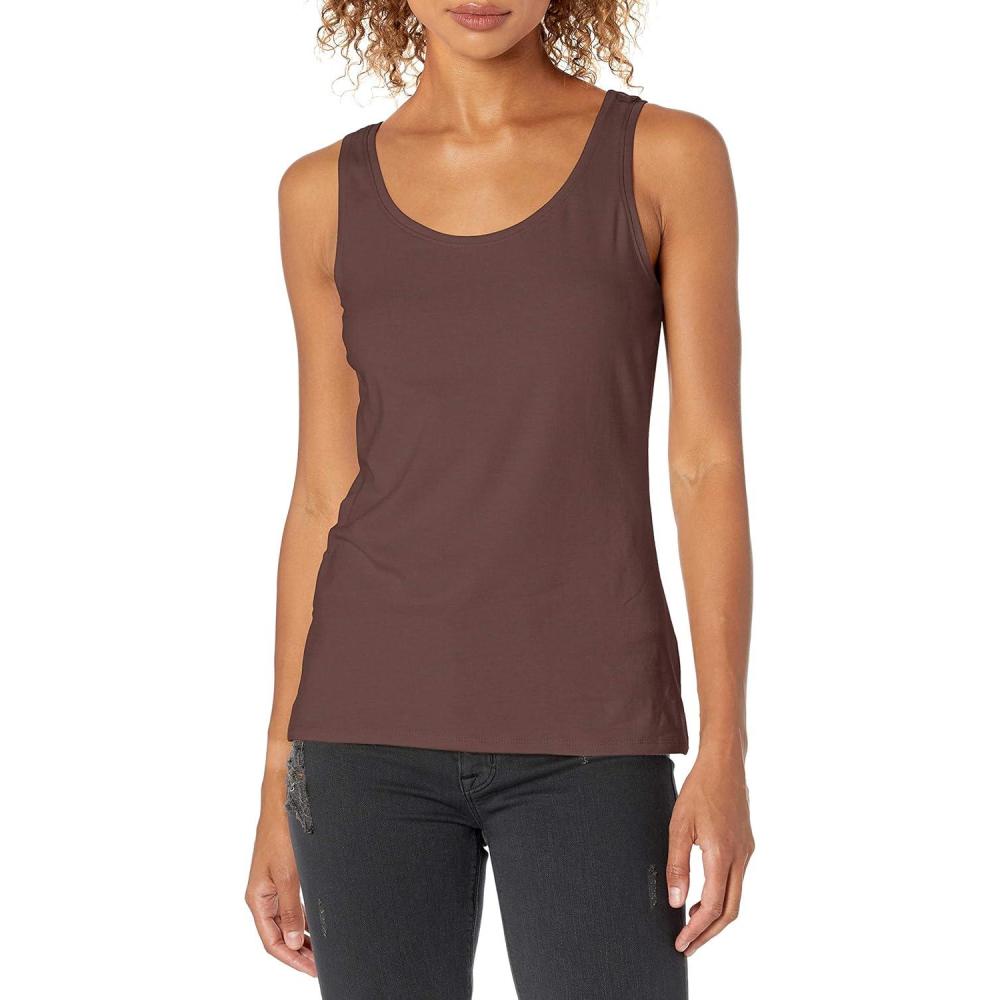 imageNICZOE Womens Plus Size Perfect ScoopMulberry