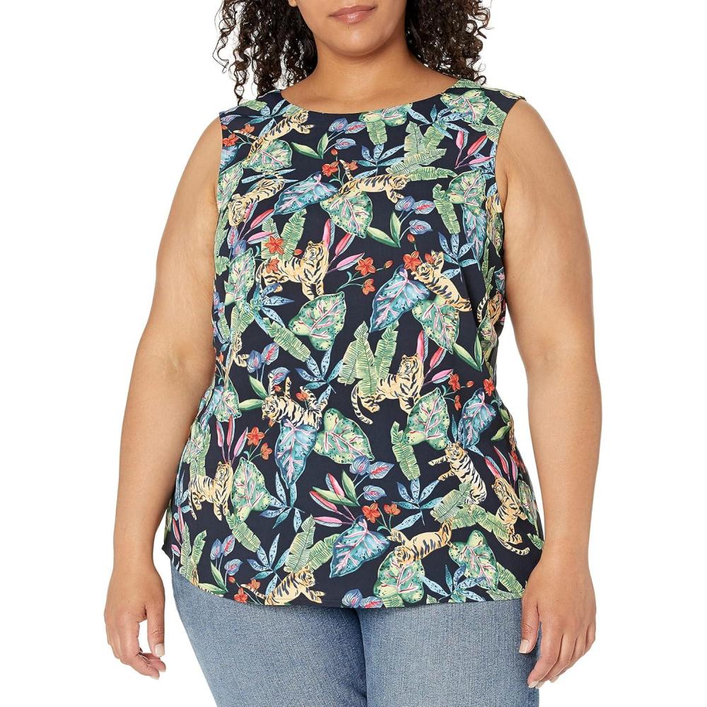 imageNICZOE Womens Safari Dreams TankIndigo Multi