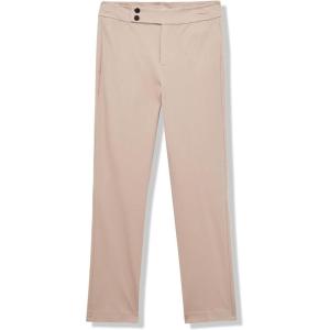 NIC+ZOE Women’s 28″ Copley Straight Cotton Bi-Stretch Extended Tab Pant(Malt)
