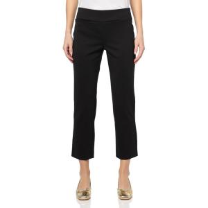 NIC+ZOE Women’s 29.5″ Ponte Pocket Pant(Black Onyx)