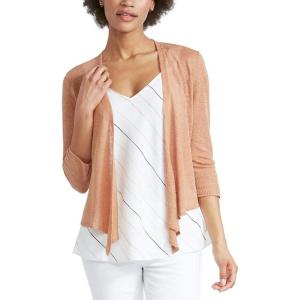 NIC+ZOE Womens 4 Way Cardy(Soft Copper)