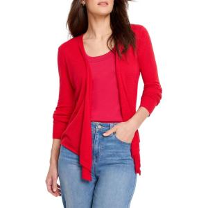 NIC+ZOE Womens All Year 4-Way Cardigan(Amaryllis)