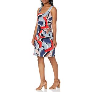 NIC+ZOE Women’s Americana Dress(Red Multi)