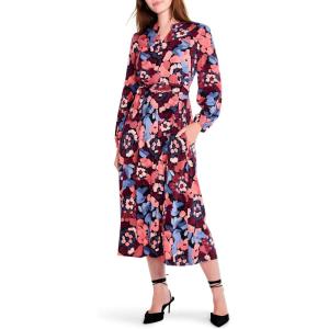 NIC+ZOE Women’s Autumn Bloom Live in Dress(Red Multi)