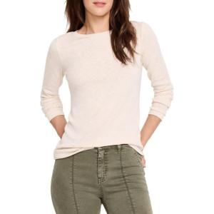 NIC+ZOE Women’s Bracelet Sleeve Boat Tee(Cream Heather)