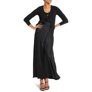 NIC+ZOE Women’s Cool Nights Cardigan(Black Onyx)