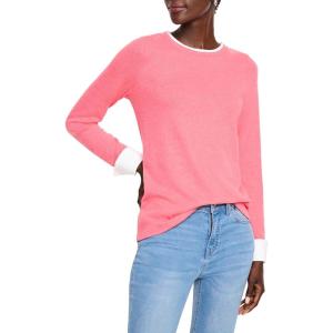 NIC+ZOE Women’s Cozy Cuffed Double Layer Top(Punch)