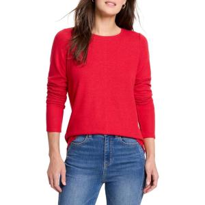 NIC+ZOE Women’s Cozy Long Sleeve Shirttail Tee(Amaryllis)