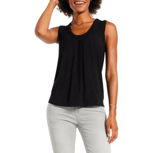 NIC+ZOE Women’s Date Night Drape Tank(Black Onyx)