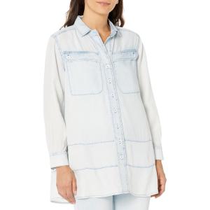 NIC+ZOE Women’s Denim Skies Shirt(Pale Denim)