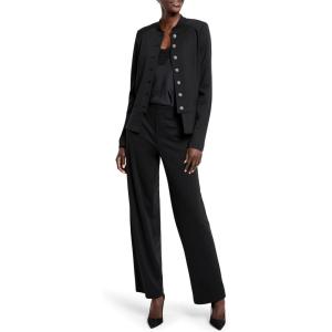 NIC+ZOE Women’s Femme Ponte Jacket(Black Onyx)