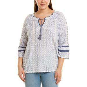 NIC+ZOE Women’s Ferry Sweater(Blue Multi)