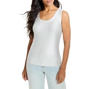 NIC+ZOE Women’s Glazed Rib Tank(Silver)
