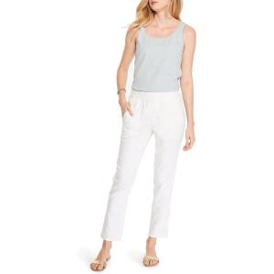 NIC+ZOE Women’s Linen Stretch All Around Pant(Paper White)