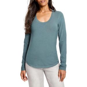 NIC+ZOE Women’s Long Sleeve Scoop Neck Tee(Patina)