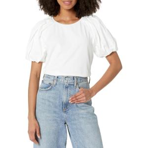 NIC+ZOE Women’s Mixed Media Statement Tee(Paper White)