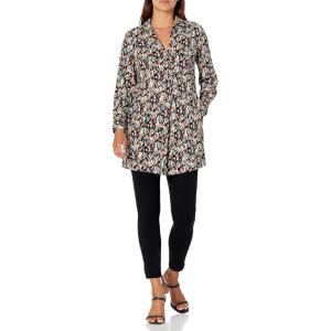 NIC+ZOE Women’s Painted Leopard Dress(Indigo Multi)