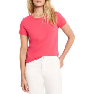NIC+ZOE Women’s Perfect Knit Crew Neck T-Shirt(Daiquiri)