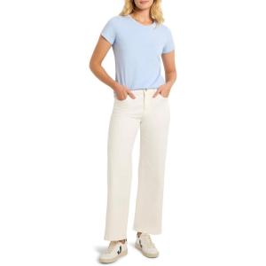 NIC+ZOE Women’s Perfect Knit Crew Neck T-Shirt(Powder Blue)