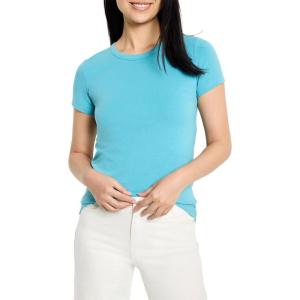 NIC+ZOE Women’s Perfect Knit Crew Neck T-Shirt(Riveria)