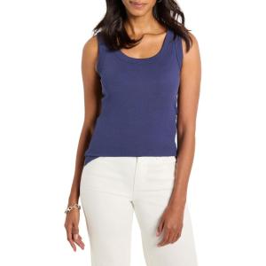 NIC+ZOE Women’s Perfect Knit Rib Scoop Tank(Dusk)