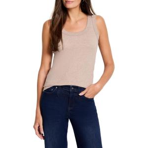 NIC+ZOE Women’s Perfect Knit Rib Scoop Tank(Malt Heather)