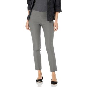 NIC+ZOE Women’s Petite Slim Wonderstretch Pant(Mushroom)