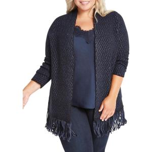 NIC+ZOE Women’s Plus Size Casual(Dark Indigo)