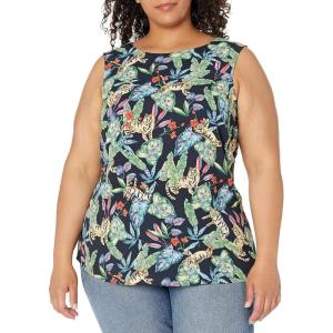 NIC+ZOE Women’s Safari Dreams Tank(Indigo Multi)