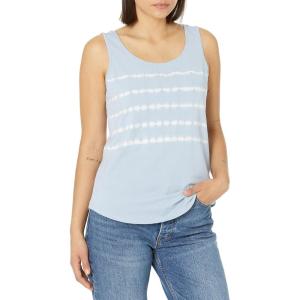 NIC+ZOE Women’s Shibori Shirt Tail Perfect Tank(Blue Multi)
