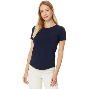 NIC+ZOE Women’s Short Sleeve Crew Neck Tee(Dark Indigo)