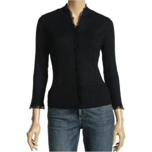 NIC+ZOE womens Party Cardy(Black Onyx)