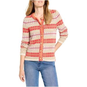 NIC+Zoe Women’s Energizer Cardigan(Red Multi)