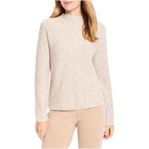 NIC+Zoe Womens Pixel Knit Sweater(Neutral Multi)