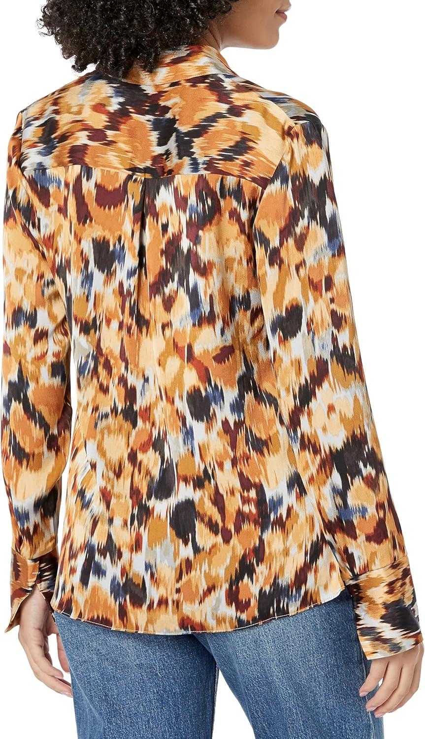 imageNICZOE Womens Autumn Ikat ShirtYellow Multi