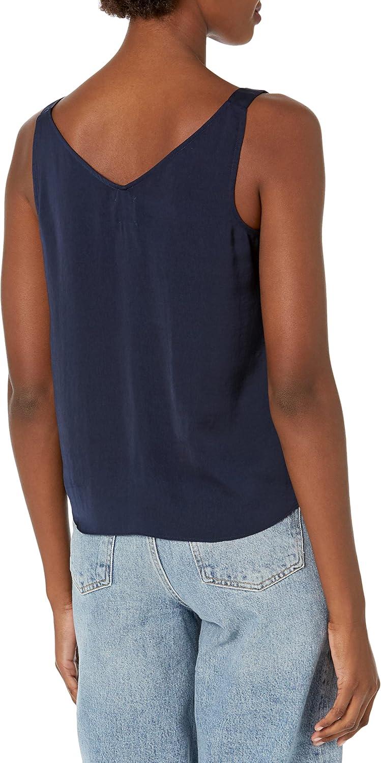 imageNICZOE Womens Soft Drape Studded TankDark Indigo