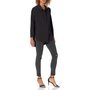 NIC+ZOE Women’s Tech Stretch Shirt(Black Onyx)