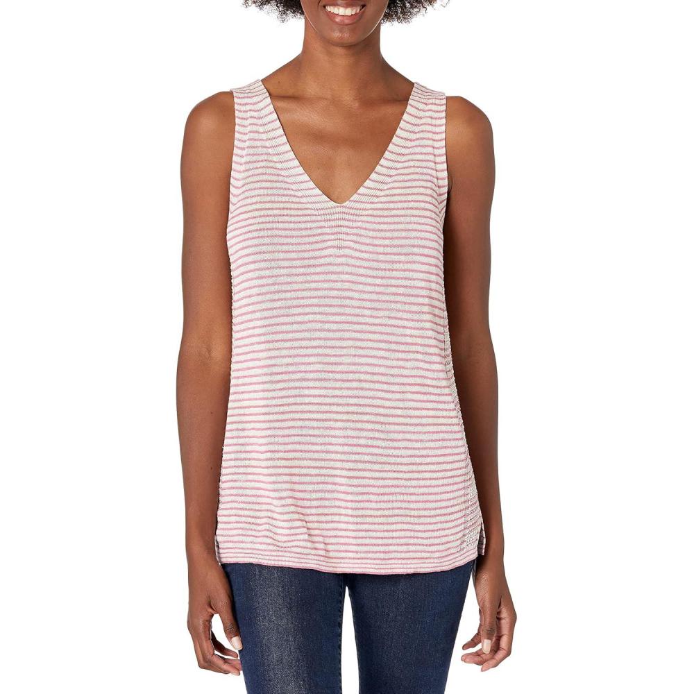 imageNICZOE Womens Mariposa Sweater TankPink Multi