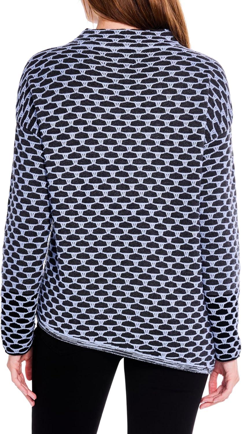 imageNICZOE Womens Pixel Play SweaterBlue Multi