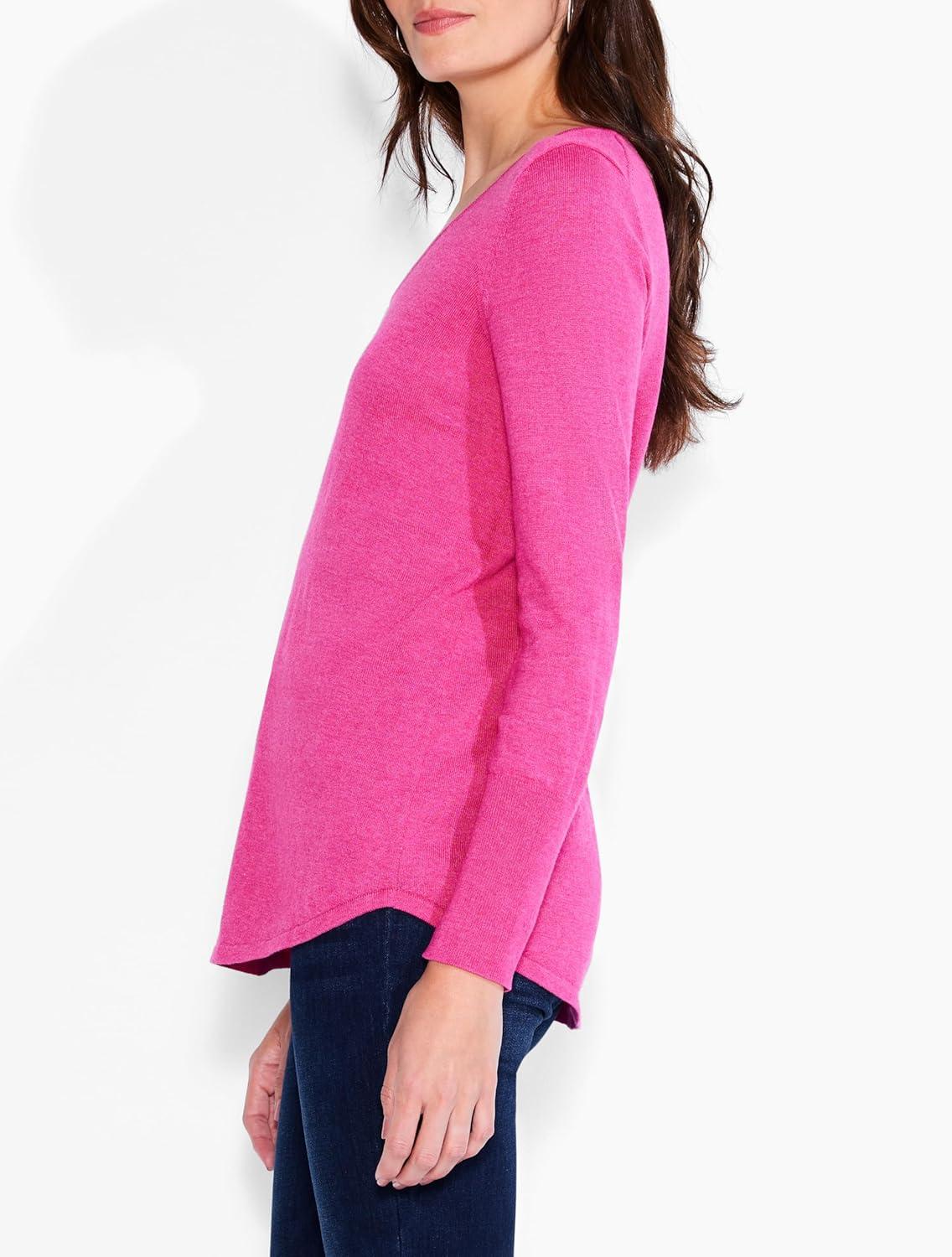 imageNICZOE Womens Vital V NeckShocking Pink