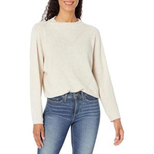 NIC+ZOE Women’s Shaker Knit Mock Sweater(Sandshell)
